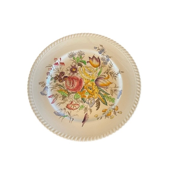 Vintage Johnson Bros Windsor Ware GARDEN BOUQUET 10” Dinner Plate. - Picture 1 of 4